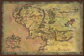 Poster The Lord of the Rings - Middle Earth