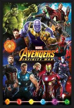 Pôster emoldurado Avengers: Infinity War - Characters