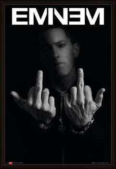 Pôster emoldurado Eminem - Fingers