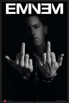 Pôster emoldurado Eminem - Fingers