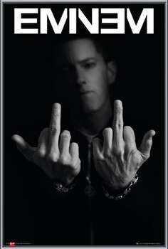 Pôster emoldurado Eminem - Fingers