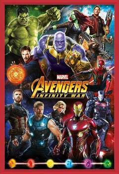 Pôster emoldurado Avengers: Infinity War – Characters