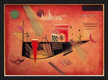Pôster emoldurado Wassily Kandinsky - Whimsical