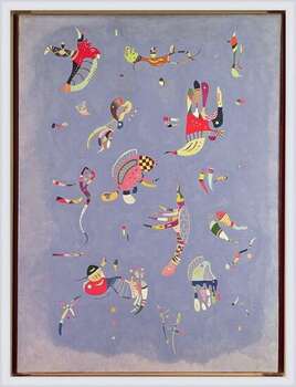 Pôster emoldurado Wassily Kandinsky - Sky Blue