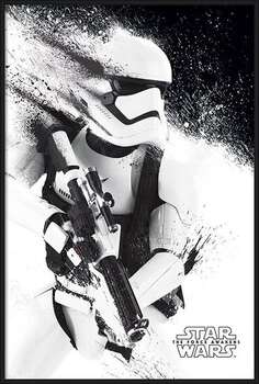 Pôster emoldurado Star Wars Episode VII: The Force Awakens - Stormtrooper Paint