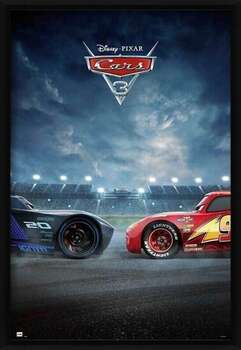Pôster emoldurado Cars 3 - Duel