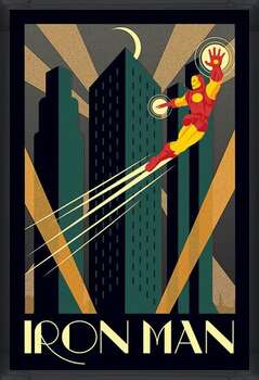 Pôster emoldurado Marvel Deco - Iron man