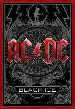 Pôster emoldurado AC/DC - black ice